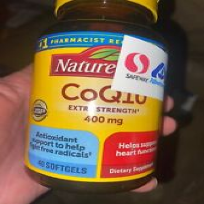 Nature Made CoQ10. Extra Strength 400 mg. 40 Softgels, Expires 6/26