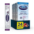Pedialyte Electrolyte Powder Packets, Variety Pack, Hydration Drink, 24 Servings