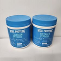2 VITAL PROTEINS Collagen Peptides Unflavored Powder 20 oz Exp 7/2026