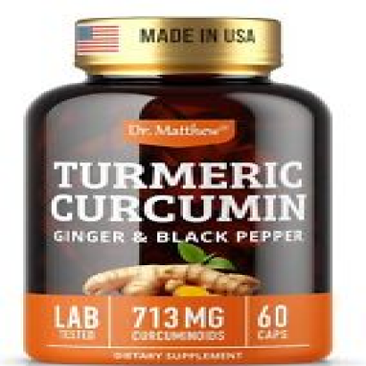 Turmeric Curcumin Supplements With Ginger & Black Pepper Joint Support. 60 Pills