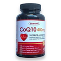 ZEBORA CoQ10-400mg-Softgels with PQQ, BioPerine 120 softgels, 03/26 NEW & SEALED