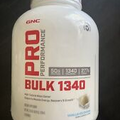 GNC Pro Performance Bulk 1340 Vanilla Ice Cream 7.26lb Protein Exp 9/24