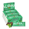 ALOHA Plant Based Protein Bars Chocolate Mint 14g Protein (Pack of 12) Non-GMO