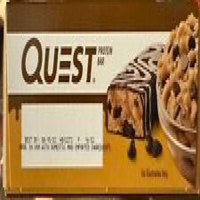 Quest Nutrition Protein Bars, Dipped Chocolate Chip Cookie Dough, Pack of 12