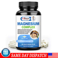 Magnesium Complex Supplement-Taurate,Citrate, Malate,Oxide For Muscle& Bone Caps
