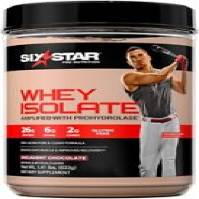 Six Star Whey Protein Isolate, 100% Whey Isolate Chocolate Protein Powder