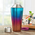 NEW! Mainstays Stainless Steel Rainbow Holographic Iridescent Drink Shaker/Mixer
