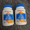 CVS Health Vitamin C Tablets Immune health 500mg 2 Pack x 100 Ct Each Exp 08/25