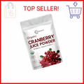 Sustainably US Grown, Organic Cranberry Juice Powder (Wild Cranberry Supplements