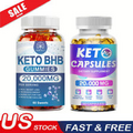 Keto BHB Gummies/Capsule 20000mg For Weight Loss Fat Burn Detox Keto Diet Pills