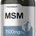 MSM Supplement | 1500mg | 240 Caplets | Vegetarian, Non-GMO | by Horbaach