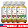 Vitamin K2 (MK7) with D3 10000 IU Supplement, BioPerine Capsules, Immune Health