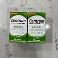 Centrum Adults Supports Energy Immunity Metabolism 60 Tablets 2 Pack