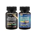 Sea Moss Multivitamin & Shilajit Combo 2bottle Dynamic Vitality Bundle Free ship