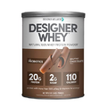 Designer Wellness Designer Whey Natural 100% Whey Protein Powder with Probiotics , Fiber, and Key B-Vitamins for Energy, Gluten-free, Non-GMO, Gourmet Chocolate 12 oz