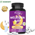 Melatonin 60mg - Night Sleep Aid, Fall Asleep Faster, Regulate Sleep Cycle