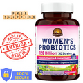 VITALITOWN Women’s Probiotics 120 Billion CFUs - Gut & Vaginal Health, Vegan, 30