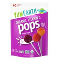YumEarth Organic Vitamin C Pops Variety Pack 40 Fruit Flavored Favorites Loll...