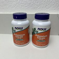 (2 Pack) NOW Potassium Citrate 99mg - 180 Veg Capsules Exp 01/2025 & 02/2025