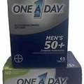 2x ONE A DAY MEN'S 50+ COMPLETE MULTIVITAMIN 65 TABLETS Ea EXP: 8/24