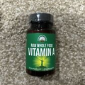 Raw Whole Food Vitamin a Capsules Supplement by Peak Performance. 30 Caps