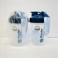 Blender Bottle Classic 20oz Shaker Mix Cup With Loop Top x 2 BLUE