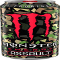 4 Pack - Monster Assault Energy Drink - 16oz.