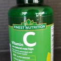 Finest Nutrition Vitamin C 500 mg with Natural Rose Hips, 200 Tablets, Exp 04/26