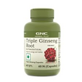 GNC Herbal Plus Triple Ginseng &Korean American & Siberian Ginseng 60 Cap FS++++