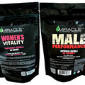 Women's Vitality + Male Performance Gummies - Lot of 2 - MIRACLE Nutritional