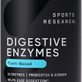 Digestive Enzymes with Probiotics & Ginger - Plant Based for Dairy, Protein, Sug
