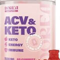ACV Keto Gummies 1500 mg - Low Carbs Low Sugar Natural Apple Cider Vinegar