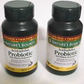 2 Nature's Bounty Acidophilus Probiotic Digestive Health 100 tablets EXP 12/2024