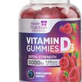 Extra Strength Vitamin D3 Gummies 5000 IU (125 mcg) High Potency Vitamin D Gummy