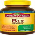Nature Made Vitamin B12 1000Mcg Time Release Tablets - 160 Count