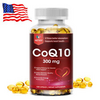 Coenzyme Q10 Anti Aging Cardiovascular Heart Health Support Non-GMO 120 Capsules