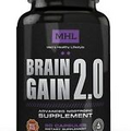 Brain Gain 2.0 by MHL - Mental Focus, Memory, Concentration Nootropic Supplement
