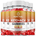 Pure Fuel Keto ACV Gummies, Purefuel Gummies Max Strength Official  (5 Pack)