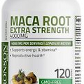 Maca Root Capsules 4000Mg | 120 Pills | Peruvian Maca Extract for Men and Women