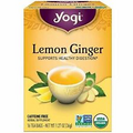 Yogi Tea Herbal Teas Lemon Ginger 16 Tea Bags (Pk of 16)