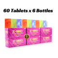 Z-BEC Multivitamins Zinc & B Complex High Potency Formula 60 Tablets x 6 Bottles
