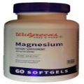 Walgreens Free Clear Magnesium Dietary Supplement  400mg 60 Softgels Exp 2025