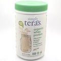 Simply Tera's Organic Whey Protein Powder BOURBON VANILLA 12oz / 12 Servings NEW