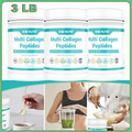 3LB Multi Collagen Peptides Protein Powder(Types I, II, III, V, X) w/ Vitamin C