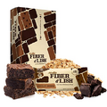 NuGo Fiber d'Lish Chocolate Brownie, 12g High Fiber, Vegan, 150 Calories, 16 Count