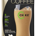 CHIKE Vanilla High Protein Iced Coffee, 20 G Protein, 2 Shots Espresso, 1 G Sugar, Keto Friendly and Gluten Free, 12 Single Serve Packets
