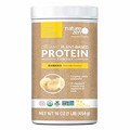 Nature Zen Organic Vegan Protein Powder from, Banana, Organic Rice and Pea Protein, Flaxseed Protein, Dairy Free, Soy Free, Gluten Free, Naturally Non GMO, Kosher, Halal, 18 Servings, 1lb