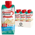 Protein Shake Cake Batter Delight, Premier Ready to Drink Shake 11Fl oz, 30g High Protein Packaged by Tikarakati (6 Pack)
