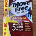 Schiff Move Free Joint Health Advanced Glucosamine Chondroitin 160 Tabs. NEW!!