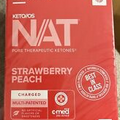 NAT Pruvit Keto STRAWBERRY PEACH  Charged Ketones 20 sealed packs